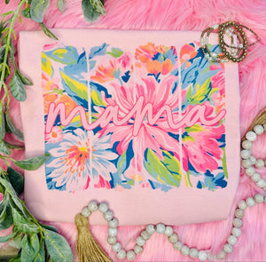Bright Floral Mama Tee