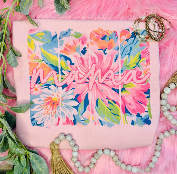 Bright Floral Mama Tee