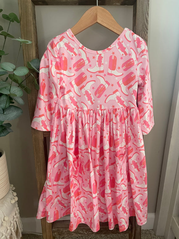 Cowgirl Boot Dress - 5/6
