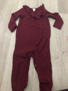 Maroon jumpsuit-18M