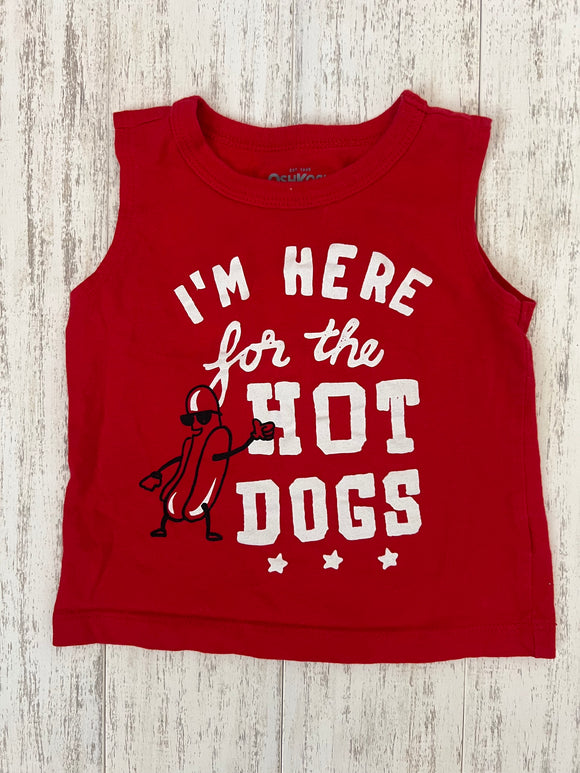 “Here For The Dogs” Tank - 12/18M