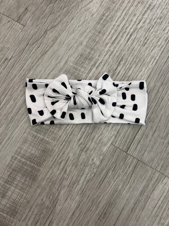 Polka Dot Bow : NB