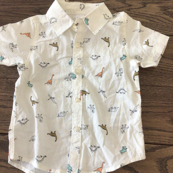Carter's Dino flannel-18M