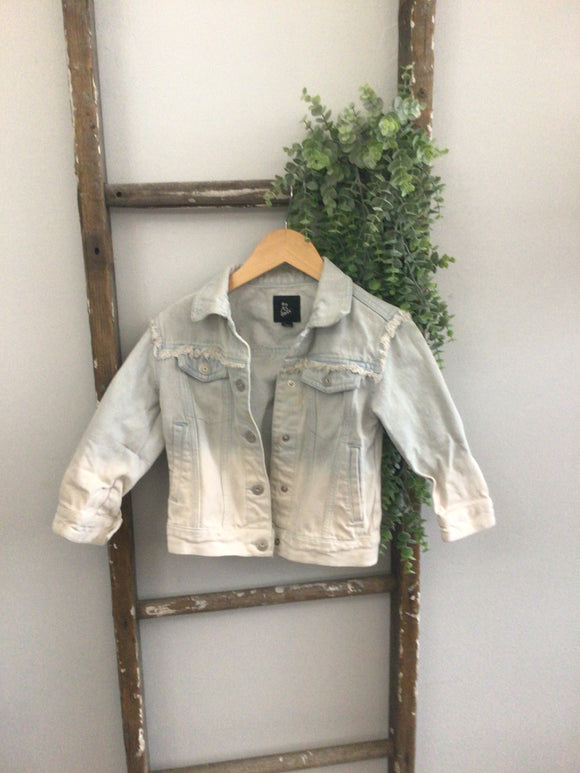 Art class ombré denim jacket- 4T