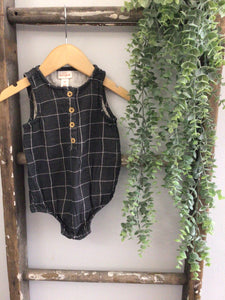 Cat&Jack charcoal bubble romper-12M