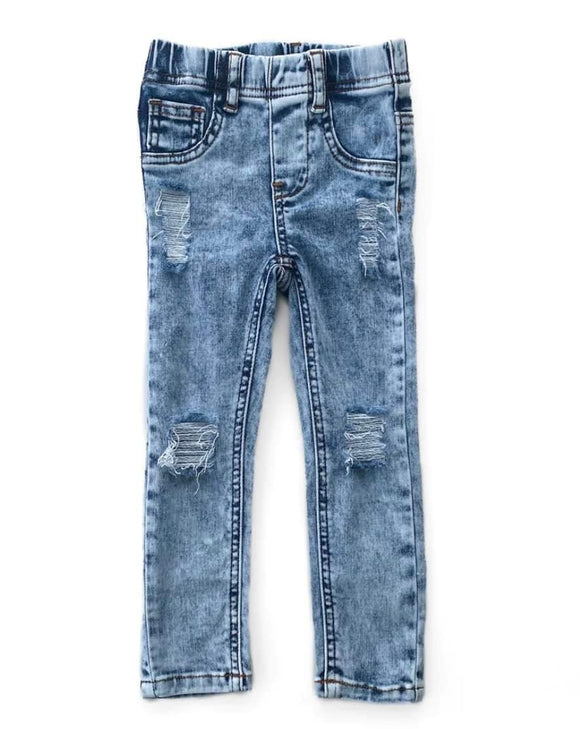 Lenox James Medium Wash Distressed Jeans