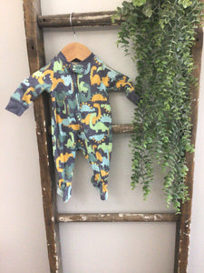 Dusty blue Dino sleeper-NB