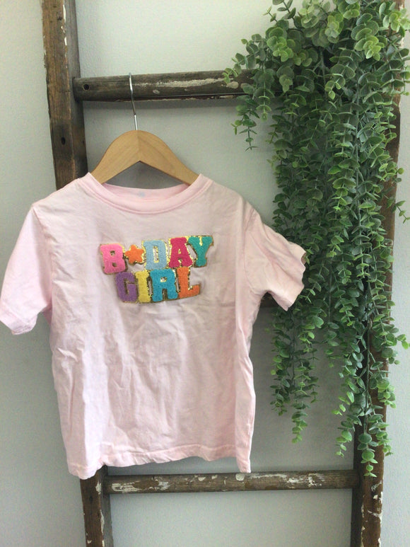 Bday girl tee-5/6