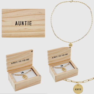 Auntie Necklace Box