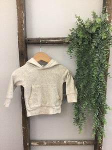 Little one shop grey hoodie-6/12m