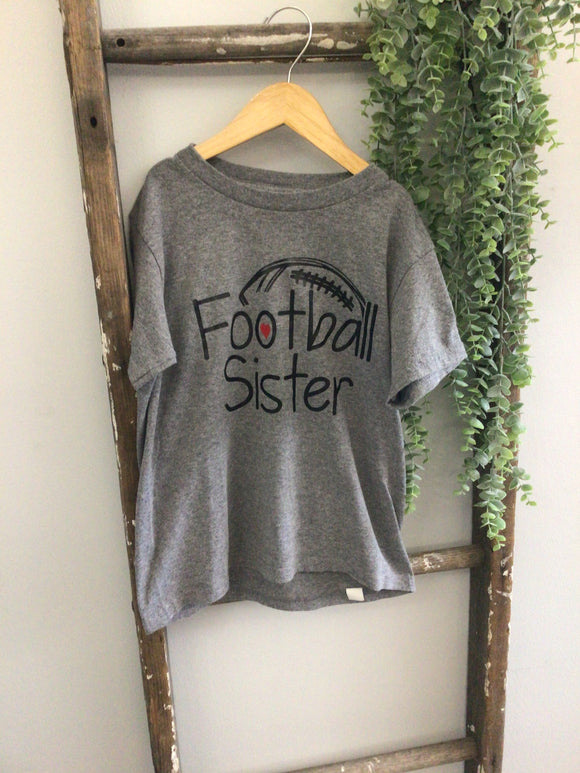 Football sister tee- 8