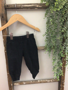 Carters black joggers-9M