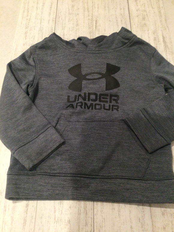 Gray under Armour hoodie-3T