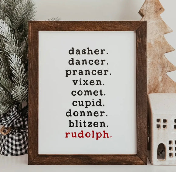 Reindeer Sign