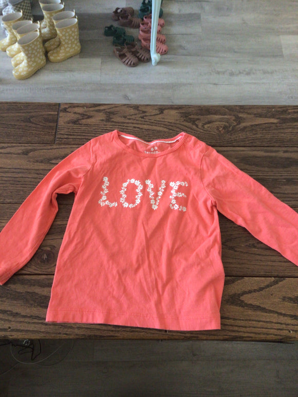 Pink/Orange Long Sleeve 12/24m