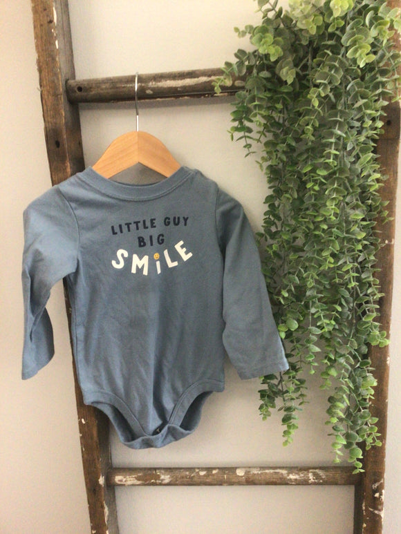 Little guy big smile onesie- 24m