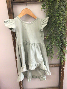Green peplum-7/8