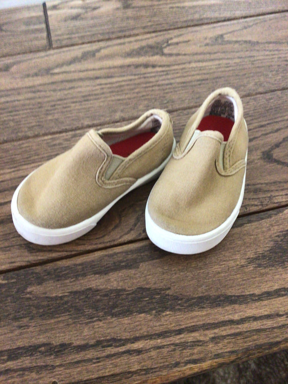 Tan slip ons-5