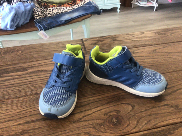 Blue/green adidas sneakers- 8