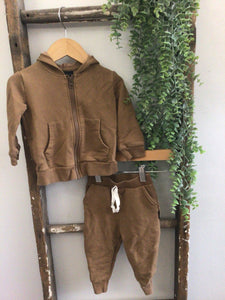 Brown Millie & roo set-6/12m