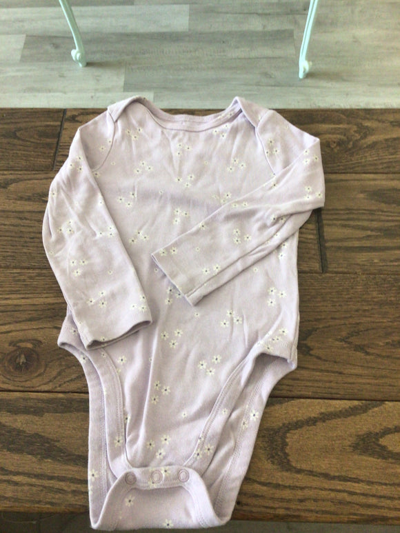 Lavender flower onesie- 24M