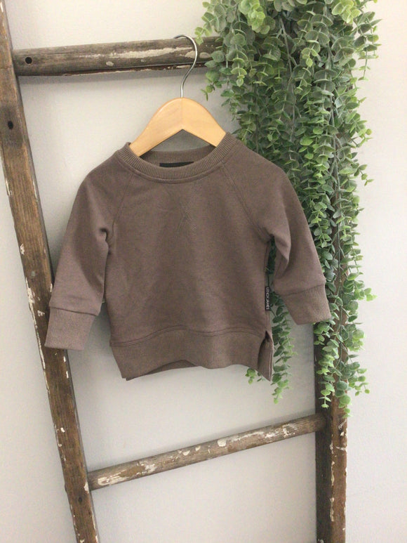 Lenox James brown pullover- 6/12M