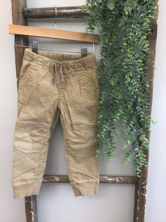 Cat&Jack khaki joggers-3T