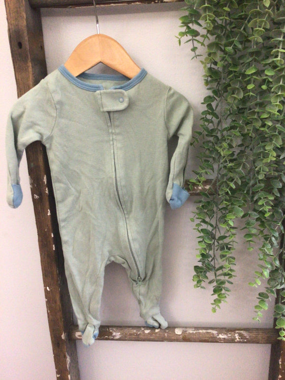Green & blue sleeper-0/3m