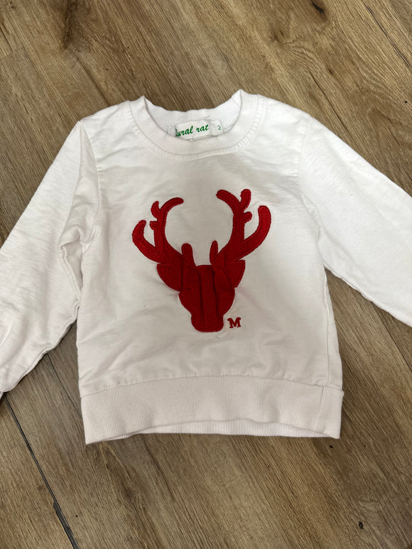 Deer Pullover - 2T