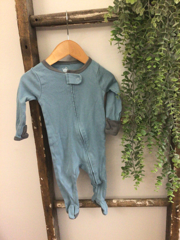 Blue & grey sleeper-0/3m