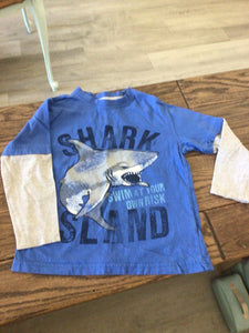 Shark Island long sleeve- 5T