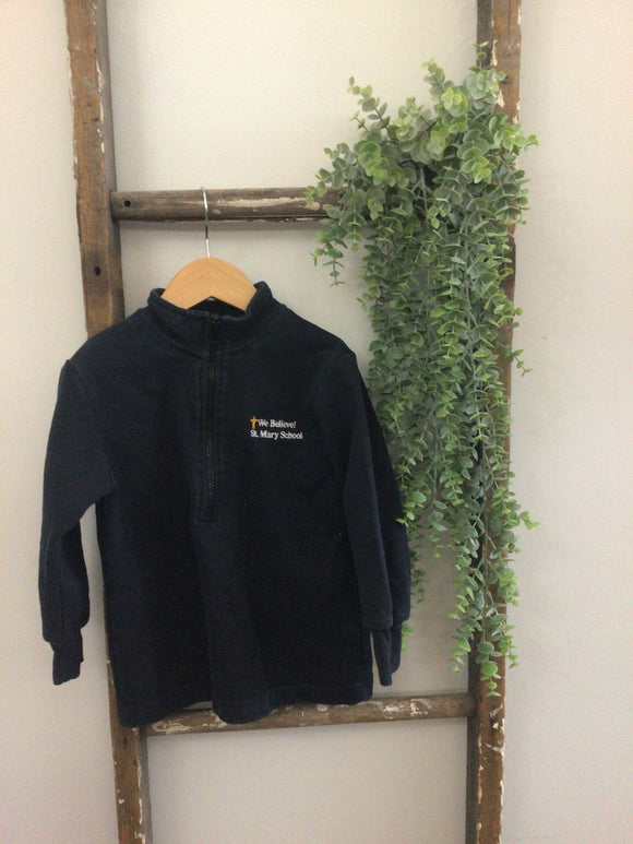 St. Mary half zip- youth xxs