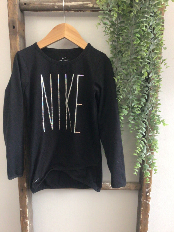 Nike long sleeve silver-4T