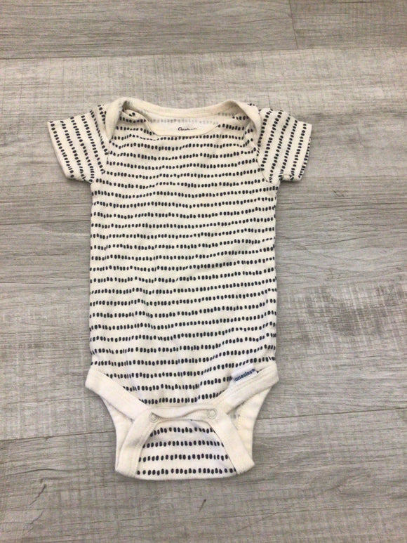 Black and white dots onesie-0/3M