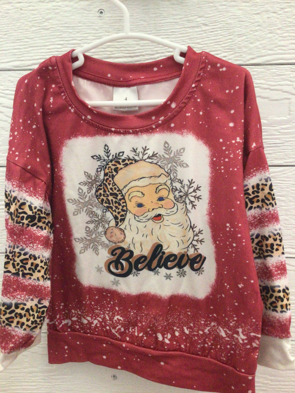 Santa believe long sleeve-4