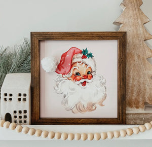 Vintage Santa Sign