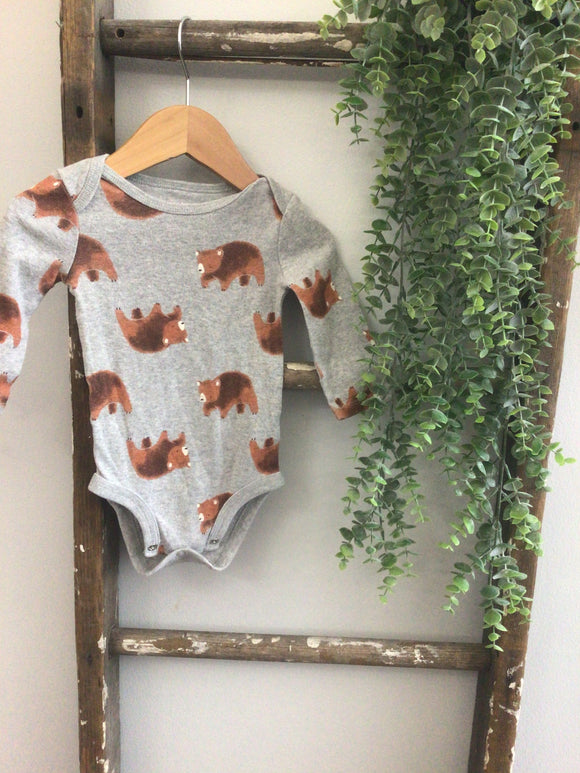 Carter’s bear onesie- 6M