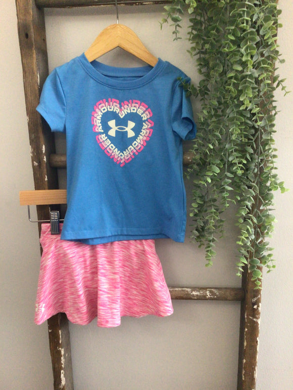Under Armour heart skort set-24M