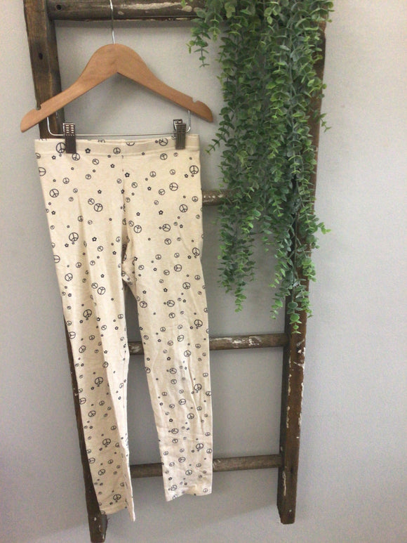 Old navy peace sign leggings-10/12