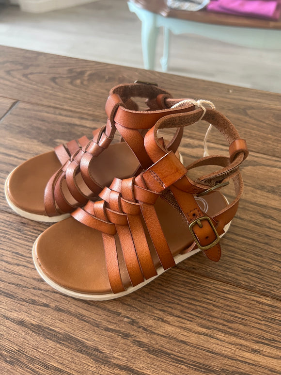 Brown Velcro Sandals- 5