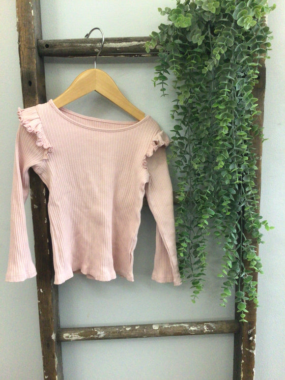 Jumping Beans pink long sleeve-3T