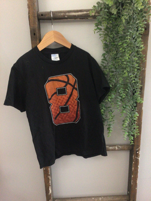 Basketball 8 tee-YS