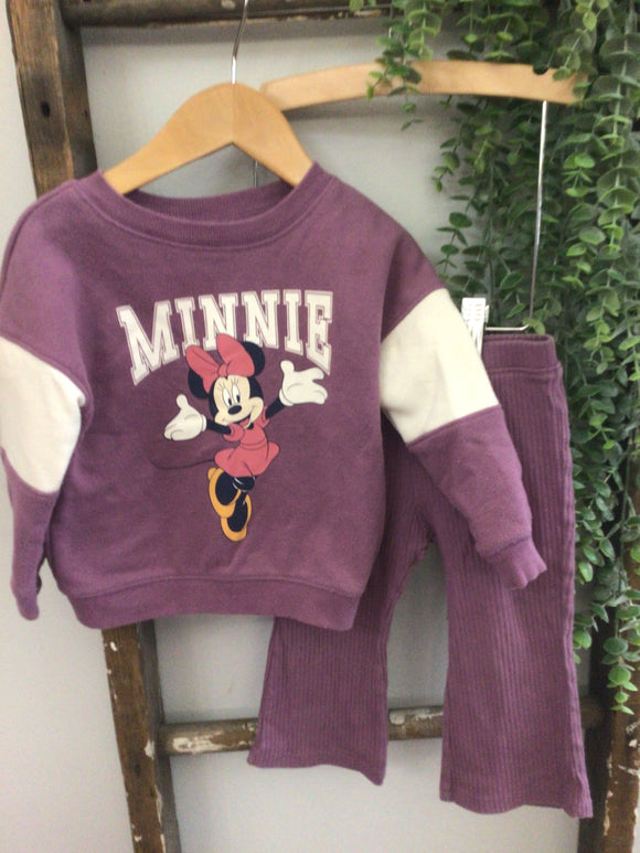 Dark purple Minnie set-18m