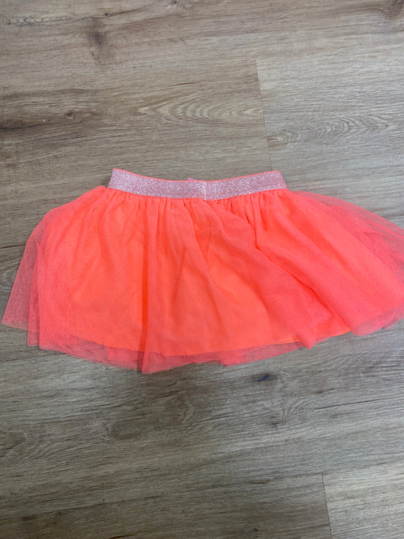 Coral Sparkly Skort 3T