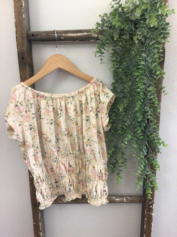 Oshkosh floral ruffle top-12