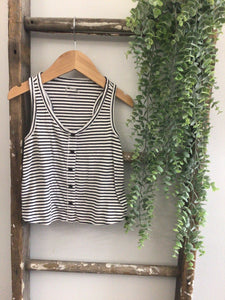 Artclass black and white tank top-XS(4/5)