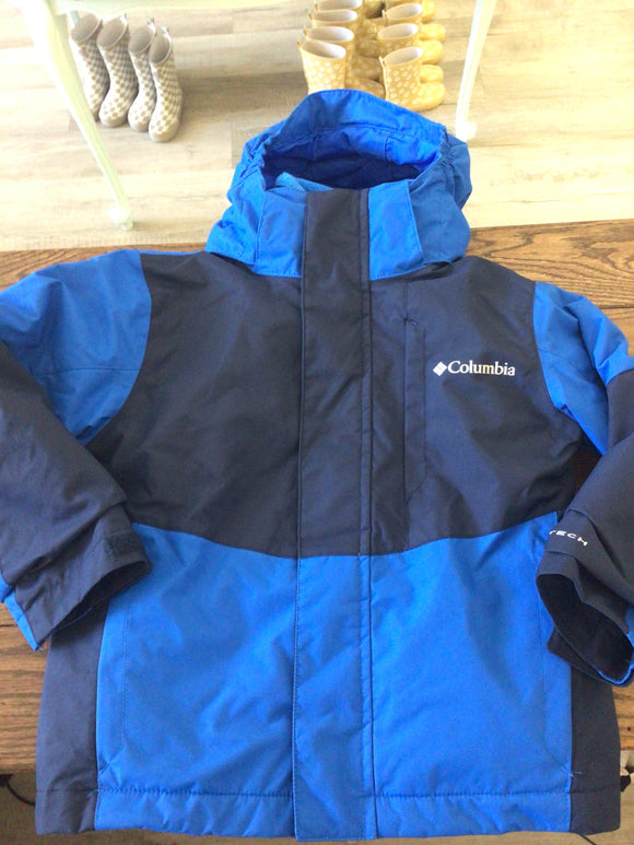 Blue Columbia coat-4/5