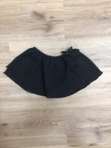 Black Sheer Skirt Bow Detail - 4/5