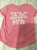 Birthday girl tee-5T