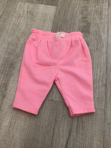 Carters pink sweats-NB